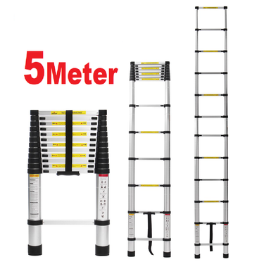 Telescopic Ladder 5m Aluminium Telescoping